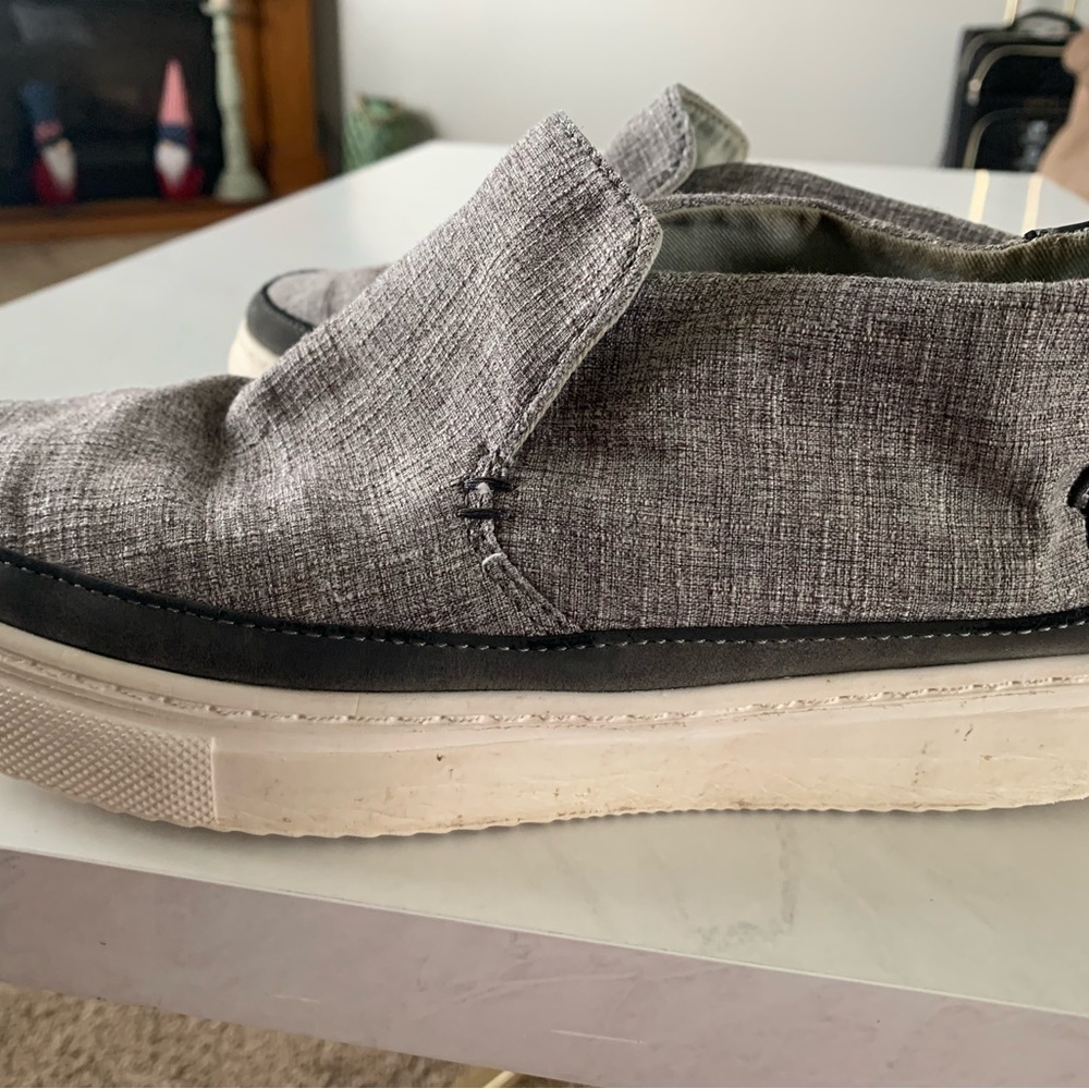 Hey Dude Textured Gray Slip-On Loafers